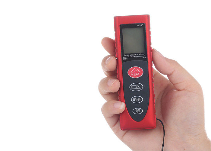 Red Color Mini Laser Distance Meter Electronic Measuring Tool 1 Year Warranty